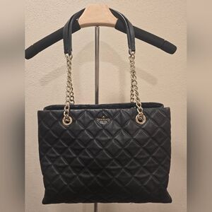 Kate Spade Black Quilted Tote Bag Original MSRP $499